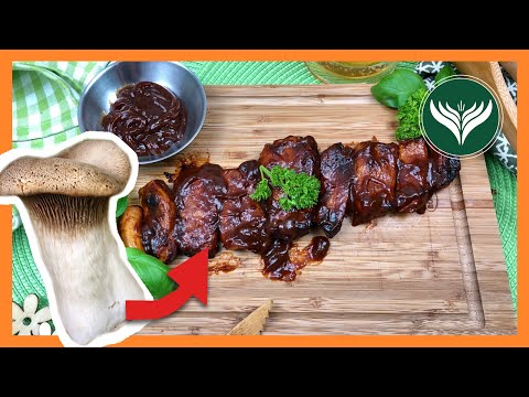 Vegane Rippchen aus Pilzen!? Fleischersatz zum Grillen + REZEPT [Deutsch]