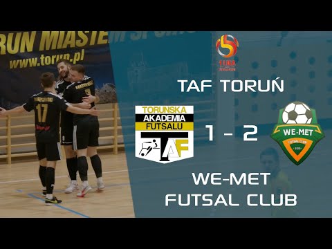 TAF Toruń 1 - 2 We-Met Futsal Club | 1st Polish Futsal League | Highlights #futsal #highlights #goal