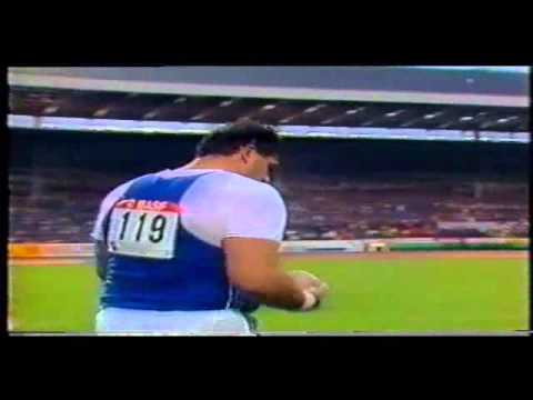 1986 European Outdoor Championships Men's Shot Final