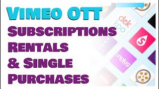 How to Make Your Videos for Subscription, Single Purchase, or Rent - Vimeo OTT Tutorial