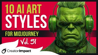 10 Transformative Midjourney Prompts Styles & Phrases: Vol 51