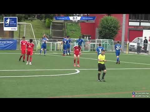 EnBW-Oberliga B-Junioren 21/22 - Freiburger FC - SG HD-Kirchheim - 22 min 0:1 Julde Riggenmann