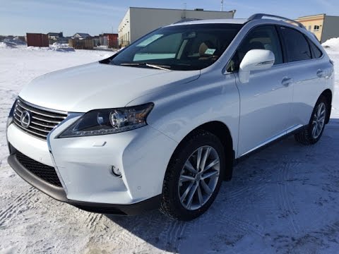 New White on Saddle Tan 2015 Lexus RX 350 AWD - Technology Package Review - Alberta, Canada