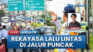 Jalur Puncak Bogor Masih Padat Kendaraan Dilintasi 50 Ribu Per Hari, Simak Jalur One Way dari Polisi