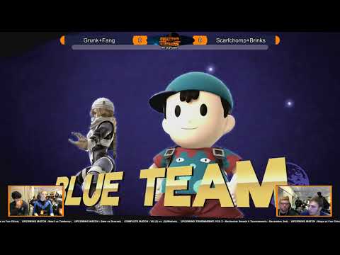 Cusetown Beatdown 2017 Grunk+Fang vs Scarfchomp+Brinks Wii U Doubles