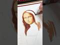 Attempting To Draw The MONA LISA PART 3 Art Drawing Monalisa Shorts