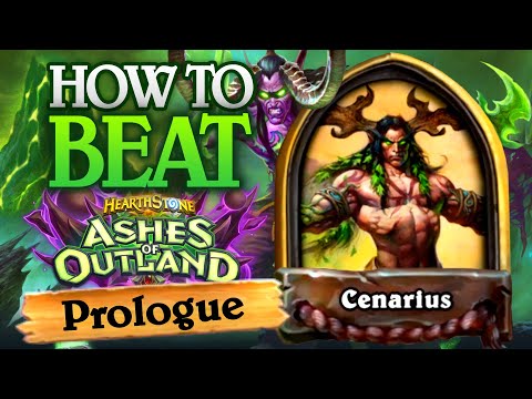 HOW TO BEAT CENARIUS? Demon Hunter Prologue from Ashes of Outland | Hearthstone