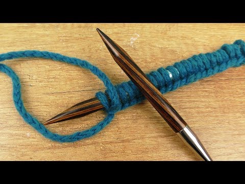 Casting on stitches - Knitting for beginners 1 | Knitting basics | Learn to knit