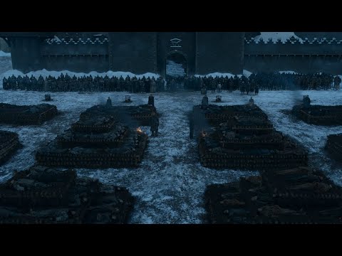 BURNING DEAD BODIES SCENE ! GAME OF THRONES SEASON 8 EPIOSDE 4