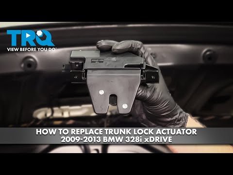 How to Replace Trunk Lock Actuator 2009-2013 BMW 328i xDrive