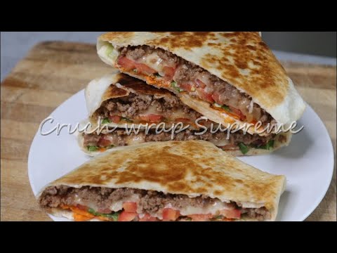 Tik tok crunch wrap supreme//How to make crunch wrap supreme