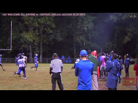 t.r.w.l. SPORTS ~ 12U WELCOME ALL RAVENS vs  CENTRAL DEKALB JAGUARS BLUE 2013