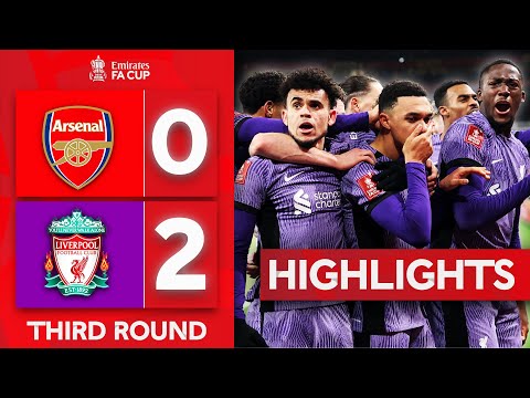 Captain Trent Inspires Liverpool Win! | Arsenal 0-2 Liverpool | Highlights | Emirates FA Cup 2023-24