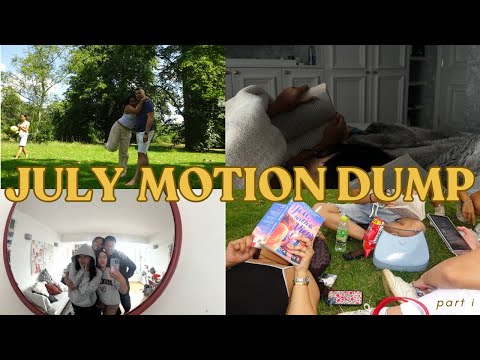 July Motion Dump 2024 | Part 1 | stormzy's house party, friends, gracie + paul, pre-grad....