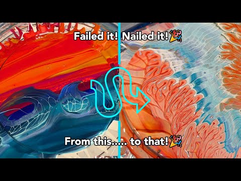 374. Sheleeart Fluid Artist - You've got to see this failed it nailed it! -Magic underwater coral!