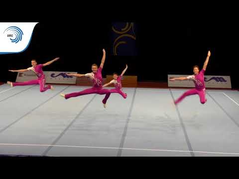 Men's group Ukraine - 2015 junior All-Around Acro Euro bronze medallists