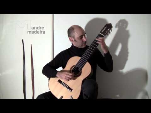 GIGUE, BWV 1004, Partita II - J.S. Bach | André Madeira - Big Guitar XIV