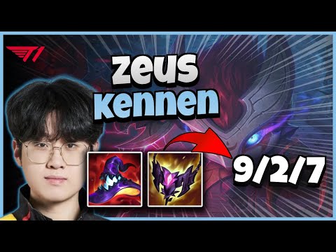 T1 Zeus Kennen vs Irelia | 14.11