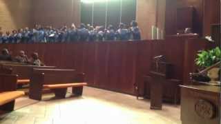 New Pilgrim choir sings “Preach The Word”