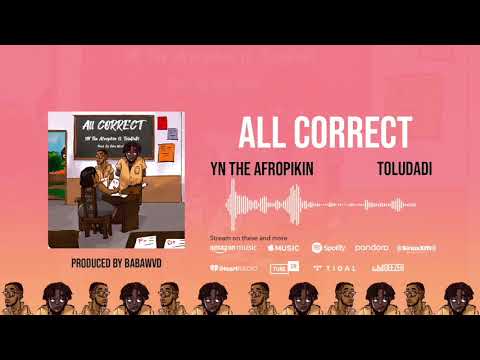YN THE AFROPIKIN - All Correct feat. ToluDaDi [Official Audio]
