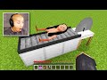 EXPERIMENTING ON MOMO IN MINECRAFT!