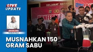 Ungkap Peredaran Narkoba, Polres Sigi Bersama Kejari Tangkap 49 Tersangka dan Sita 150 Gram Sabu