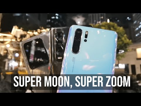 Huawei P30 Pro vs Samsung Galaxy S20 Ultra vs OPPO Find X2 Pro Moon Zoom Quick Comparison!