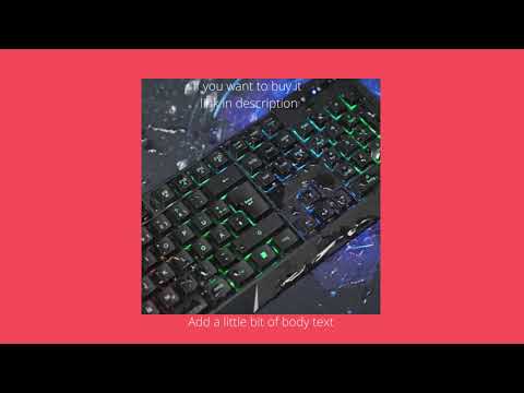 KLIM Chroma Rechargeable Wireless Gaming Keyboard  | Beast Gaming Keyboard