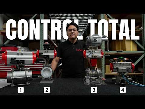 5 niveles de automatización para válvulas neumáticas