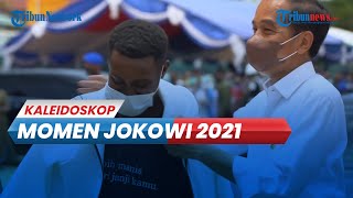Kaleidoskop 2021: Momen Unik Presiden Jokowi Selama 2021