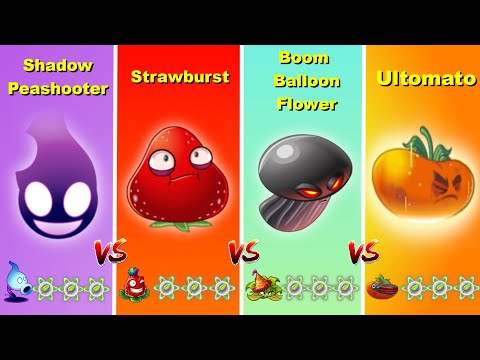Pvz 2 Gameplay  - 18 Best AOE Plants Damage Challenge  - Who is Strongest ?  Plant vs Plant