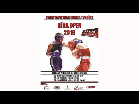 Tradicionālais 69 - Starptautiskais Boksa Turnīrs „Rīga Open" 24. novembrī