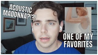 ACOUSTIC?! Reacting to One More Chance by Madonna!