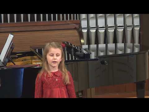 Anna Valérie Veselá zpěv - Třídní koncert Neveny Lilove