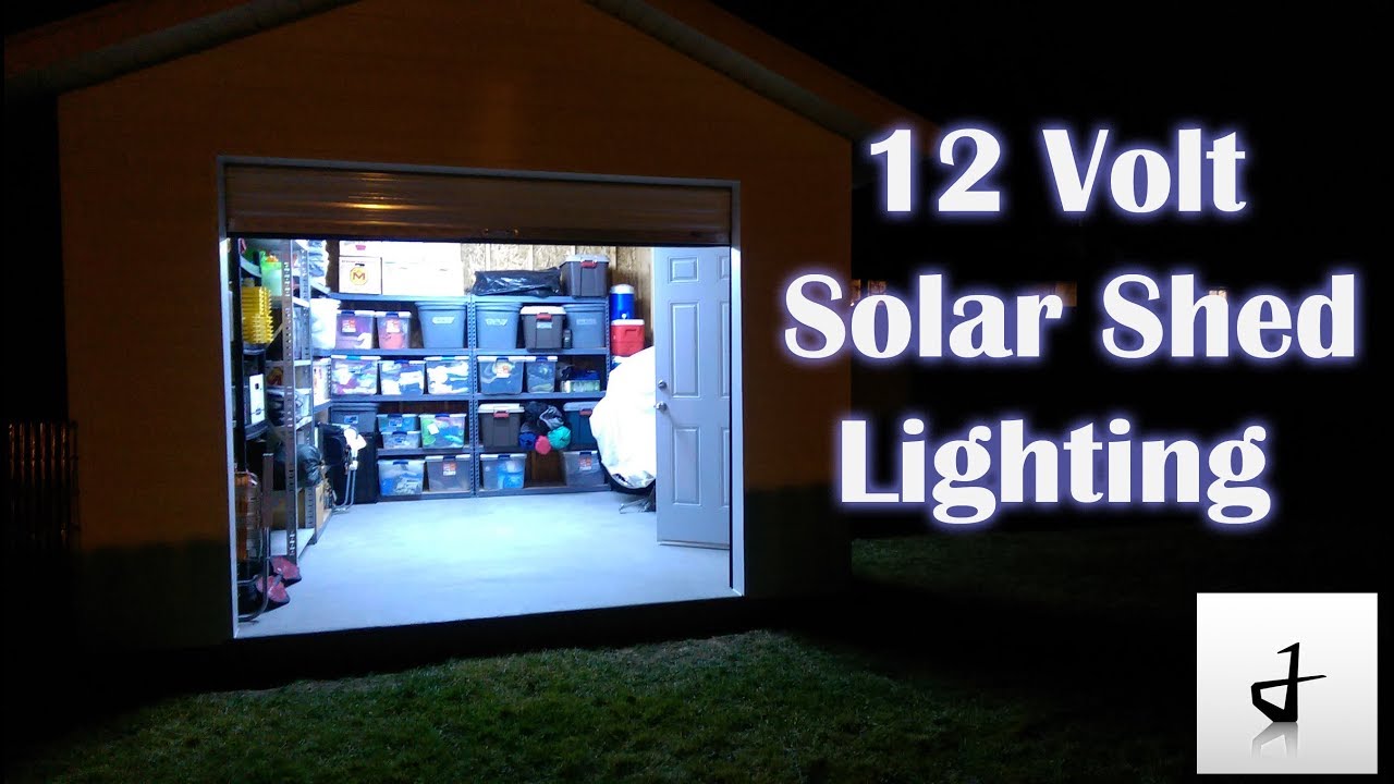 Watch video DIY Solar Shed Lighting! Affordable LED Setup Now DIY Solar Shed Lighting! Affordable LED Setup
