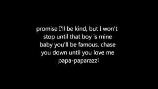 Lady Gaga - Paparazzi (lyrics)
