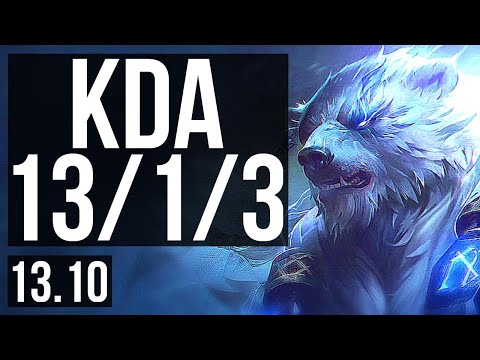 VOLI vs KAYLE (TOP) | 10 solo kills, 13/1/3, Legendary | KR Master | 13.10