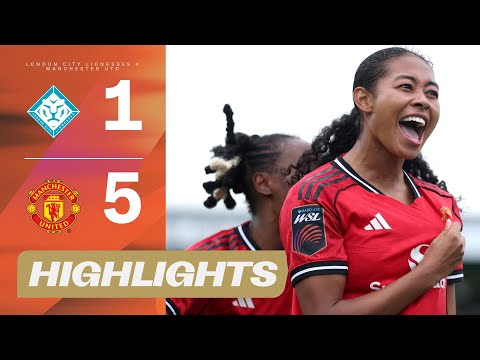 Melvine Malard At The Double! | London City Lionesses v Manchester United | Barclays WSL 25/26