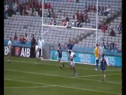 Jimmy Hyland scores a point for Kildare v Longford