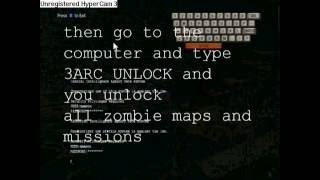 Black OPS Unlock all zombie maps and missions