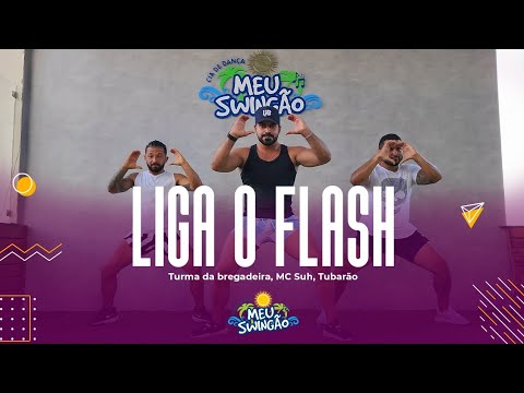 Liga o flash - Turma da bregadeira, MC Suh & Tubarão - Coreografia - Meu Swingão