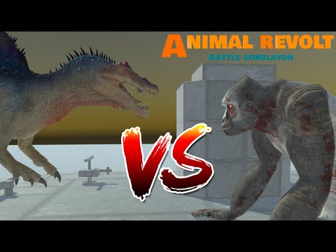 Godzilla Vs King Kong Aircraft Carrier Battle in ARBS |Animal Revolt Battle Simulator