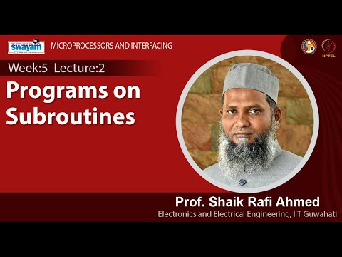 Microprocessors and Interfacing Introduction Video