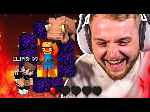 😂🤣8 NOOBS 1 ENDERDRACHE | @BastiGHG CARRIED zum 4. MAL in Minecraft!