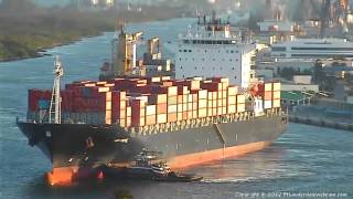 preview picture of video 'Pushing Tin at Port Everglades - CAP IRENE - 3/1/2012'