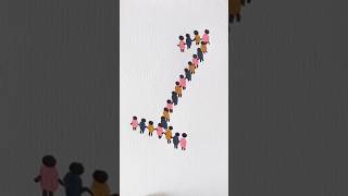 Human chain #art #youtubeshorts #kidstv #ytshorts #diy #kidsart #kidsvideo #kids #shorts #youtube