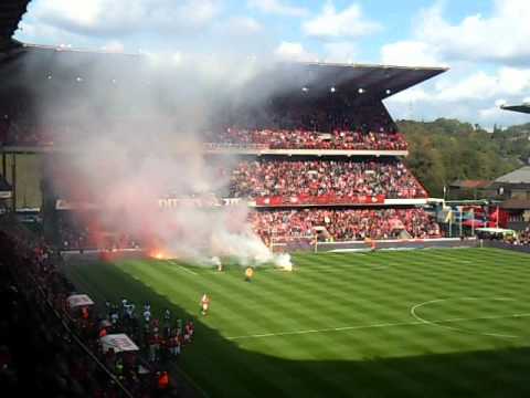 standard luik  -anderlecht 7/10/2012 de hel breekt los
