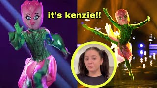 PROOF Kenzie is the Tulip on the masked dancer! (all clues)