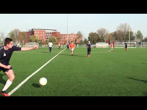 1ste helft TEC JO16-1 (blauw) - TEC JO16-2 (oranje)