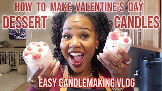💕🕯️Valentine’s Day Dessert Candles | Whipped Wax, Sweet Scents & a Reminder That You’re Loved